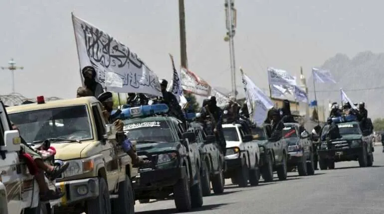 Taliban parade